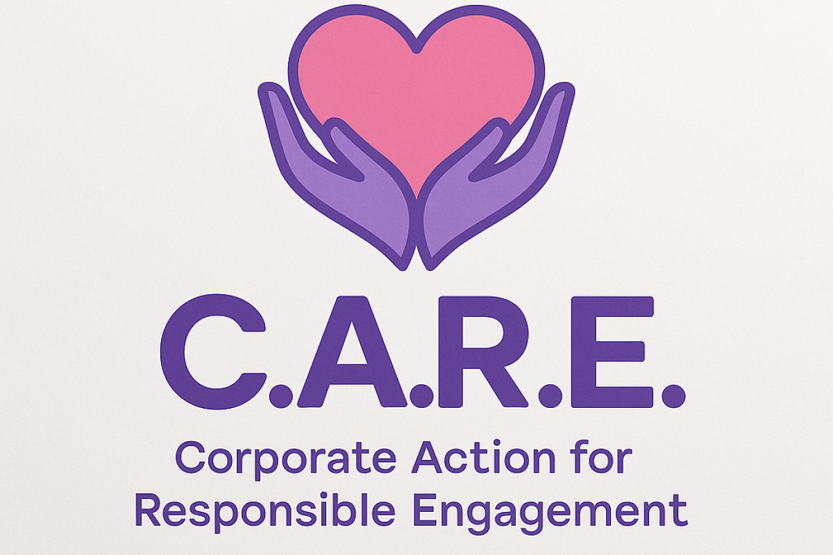 C.A.R.E. Heart Logo Design